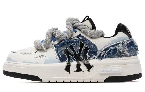 MLB Chunky Liner Low top Skateboard Shoes Unisex Gray Blue
