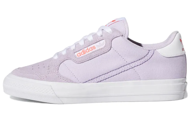 Adidas Originals Continental Vulc Low top Skateboard Shoes Women's Light Purple
