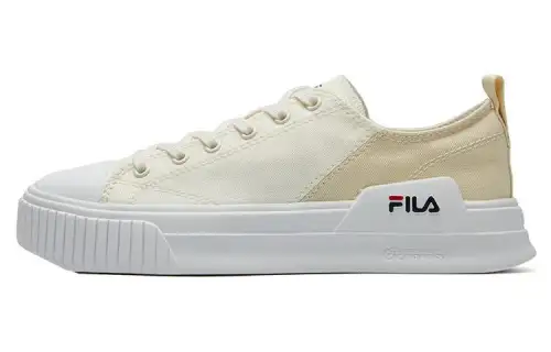 FILA Heritage FHT Salier Lightweight, Breathable, And Abrasion Resistant Low top Skateboard Shoes Women's Ecru