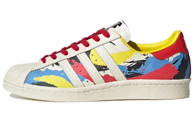 Adidas Originals Superstar80s Ac 'White Yellow Red'