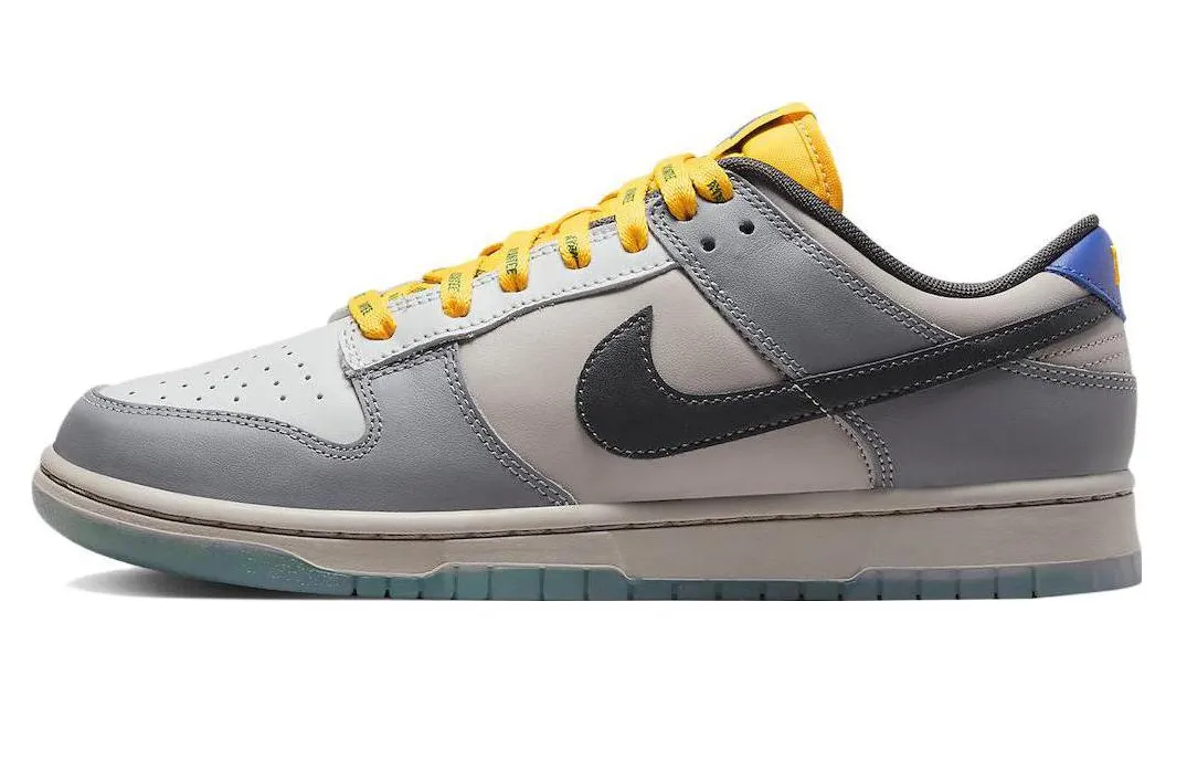 Nike Dunk 'North Carolina A&T' Leather Low top Skateboard Shoes Men's Gray White
