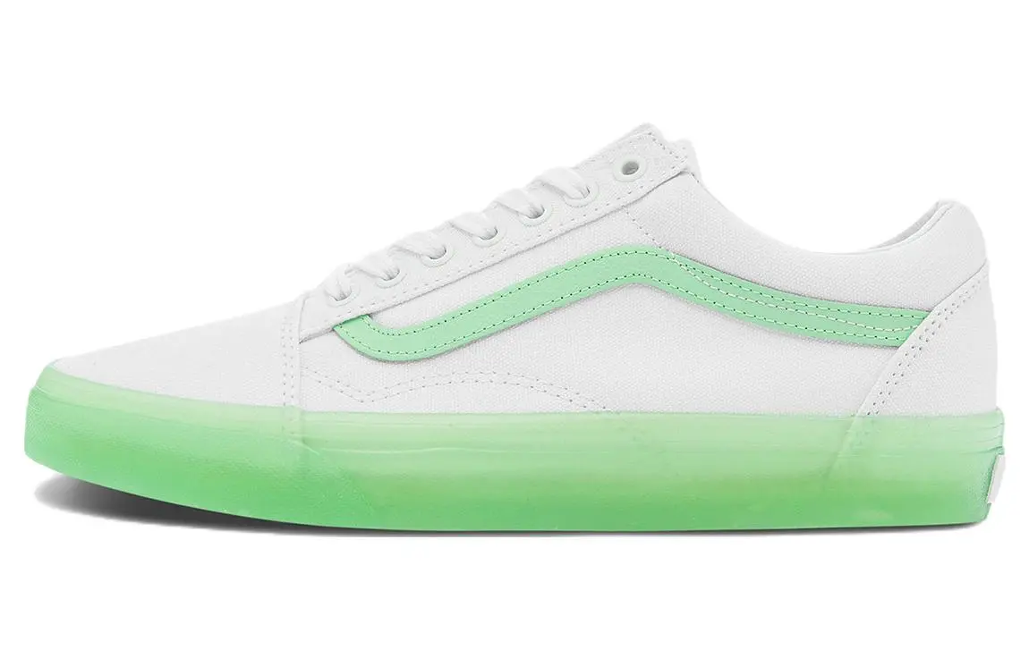 Vans Skate White Green