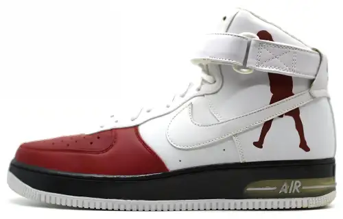 Nike Air Force 1 High Sheed Red White Black
