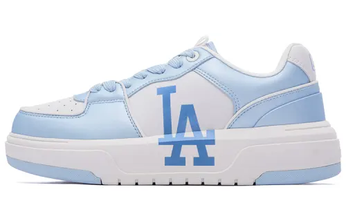 MLB Chunky Liner 24SS Los Angeles Dodgers Slip Resistant Slip Resistant Low top Skateboard Shoes Unisex Light Blue