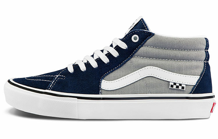 Grosso Skate Vans Mid 'Dress Blues Drizzle'