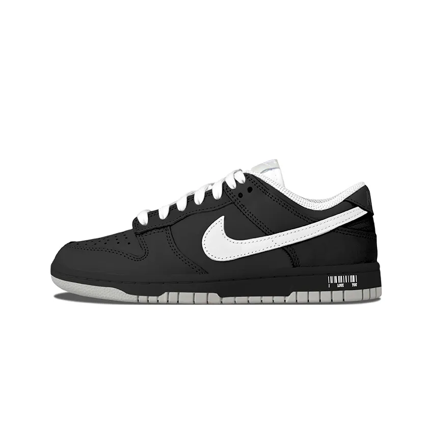 Nike Dunk Low top Skateboard Shoes Women's Black