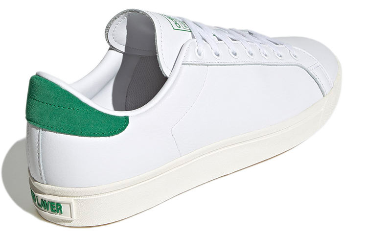 Мужские кеды adidas originals Rod Laver Vintage (белый / зеленый) — Белый / зелёный — фото 4