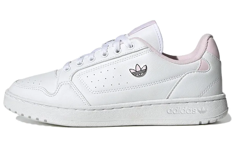 Adidas Originals NY 90 Leather Comfortable Abrasion Resistant Lightweight Low top Skateboard Shoes Women's Bright White