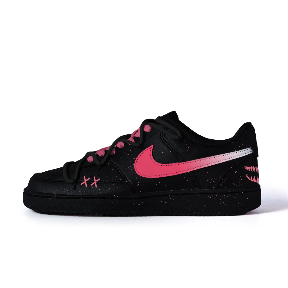 Nike Wear resistant And Lightweight Low top Skateboard Shoes Unisex Black