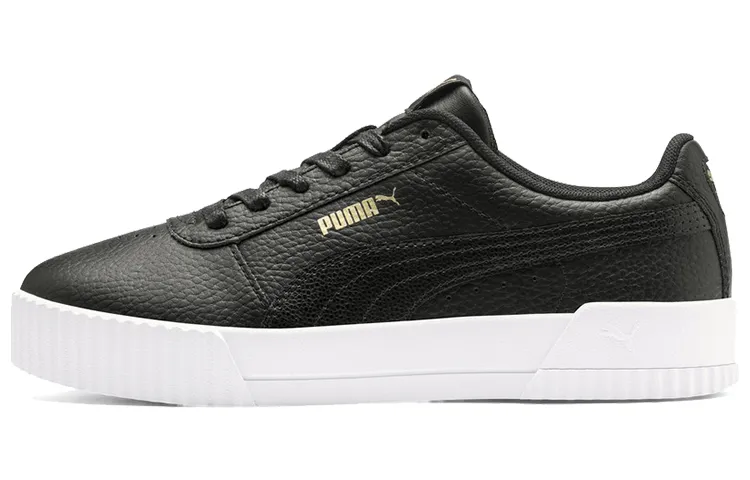 PUMA Carina Lux Black/White Low Sneakers Women's