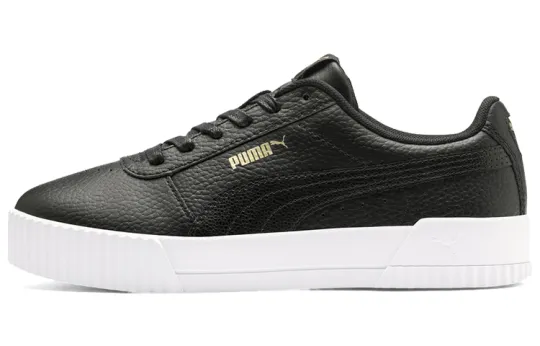 PUMA Carina Lux Black/White Low Sneakers Women's