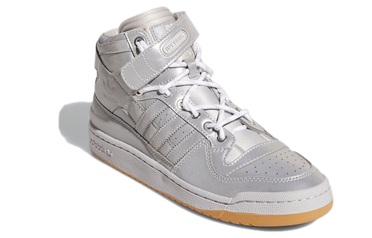Кеды adidas originals x Ivy Park FORUM Mid (серебристый) — фото 3