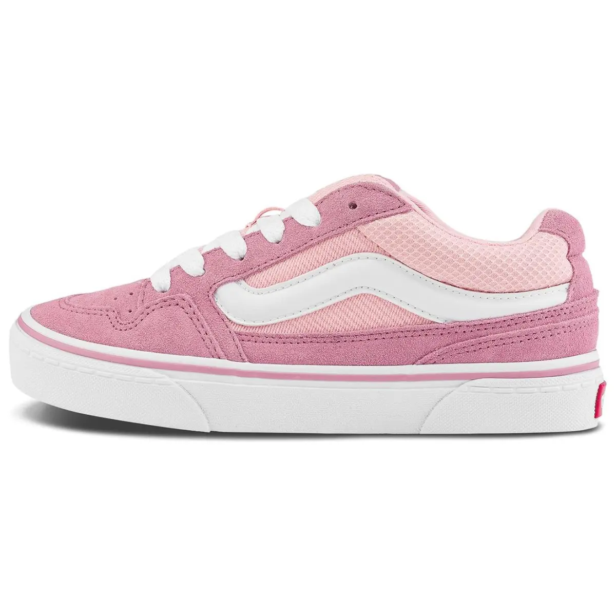 Vans Caldrone Cushioning Abrasion Resistant Low top Skateboard Shoes Women's Pink