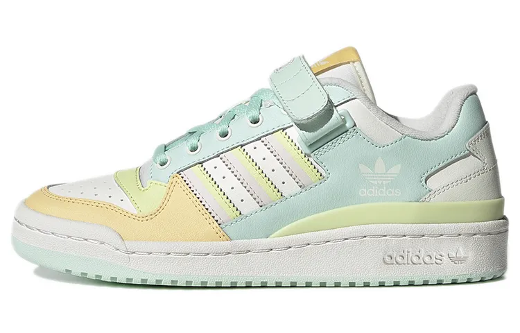 Adidas Forum Low Premium White Blue Yellow Women's