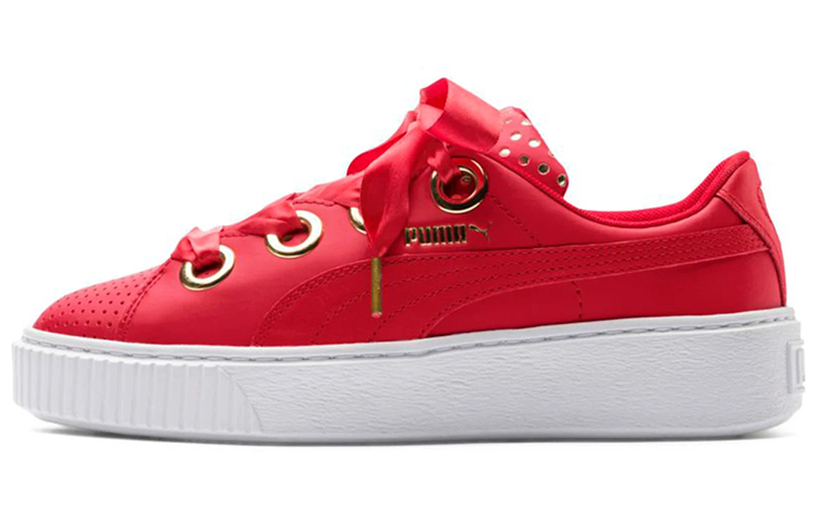 PUMA Platform Kiss Ath Lux Red Women's