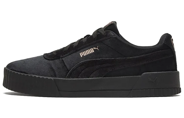 PUMA Carina Velvet Black/Gold Women's