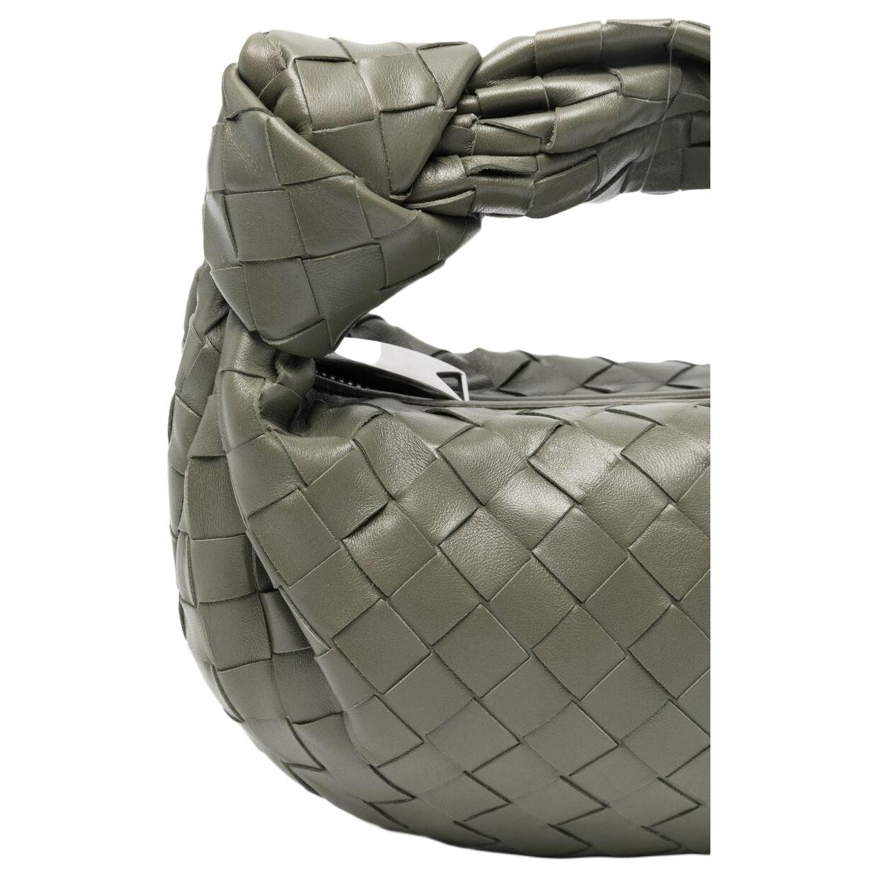 Женская сумка Bottega Veneta JODIEIntrecciato (зеленая) — фото 3