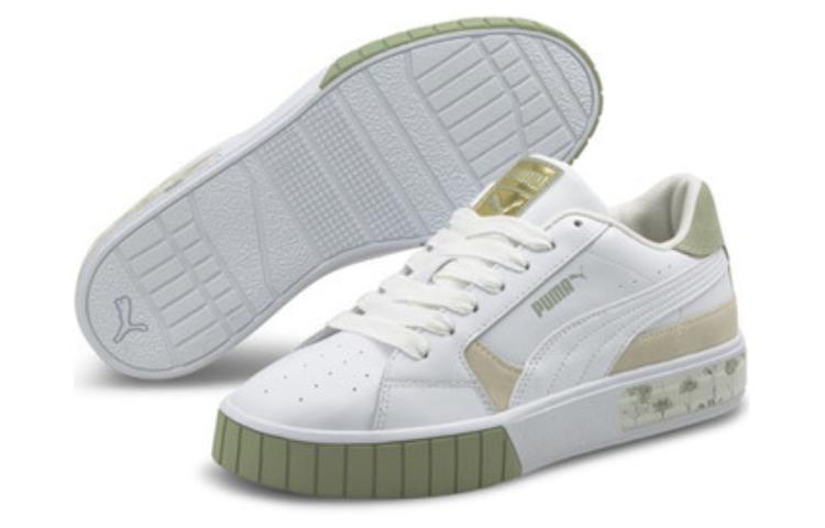 Женские кеды PUMA Cali Star (бело-зелено-розовые) — фото 3