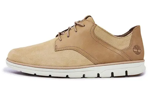 Timberland Bradstreet Coverage Slip Resistant Low top Skateboard Shoes Men's Medium Camel