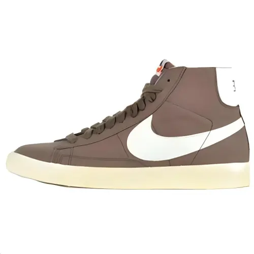 Nike Blazer Mid Slip Resistant Abrasion Resistant Mid top Skateboard Shoes Men's Brown