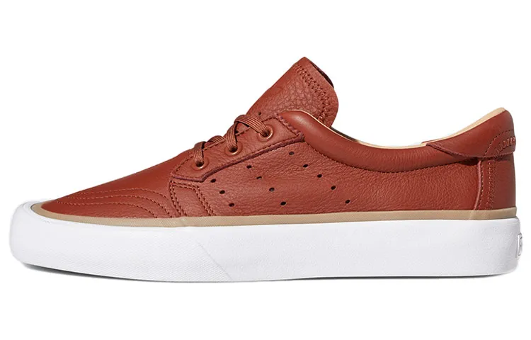 Adidas Originals Coronado Slip Resistant Slip Resistant Low top Skateboard Shoes Men's Brown White