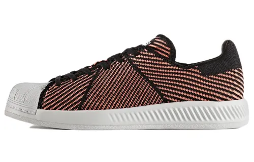 Adidas Originals Superstar Collection Bounce Primeknit Casual Abrasion Resistant Low top Skateboard Shoes Women's