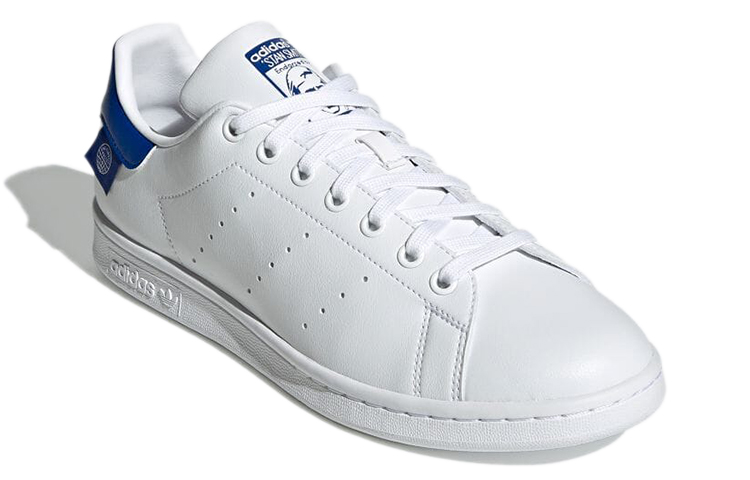 Кеды adidas originals STAN SMITH (бело-синие) — Белый / синий — фото 3
