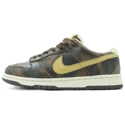 Nike Dunk PRM Slip Resistant Abrasion Resistant Slip Resistant Abrasion Resistant Low top Skateboard Shoes Unisex Brown