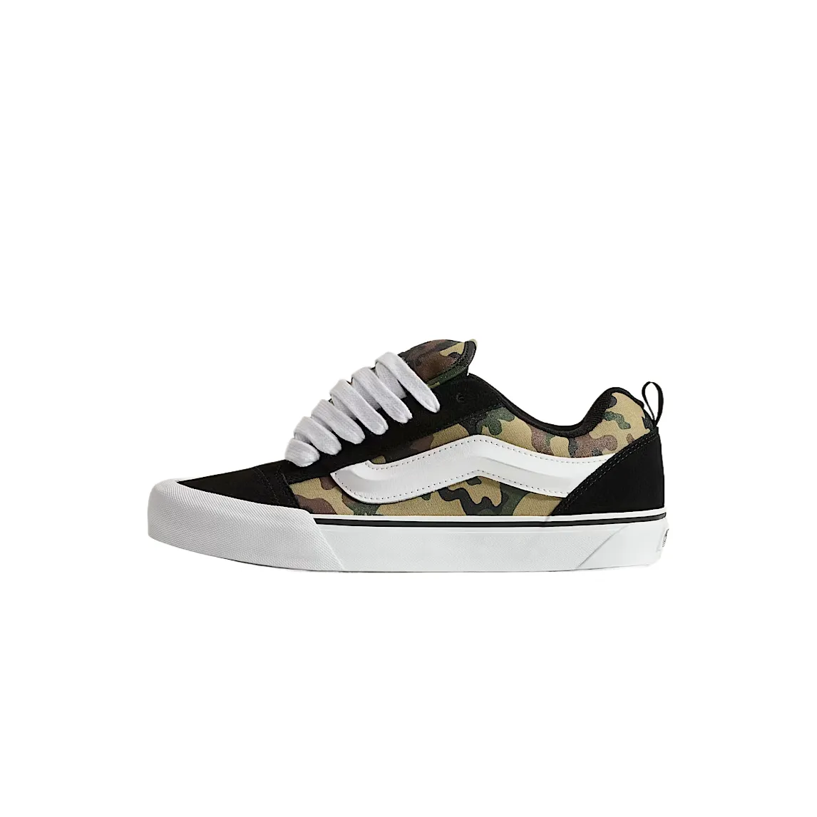 Knu-Skool Vans 'Black Green Camo'