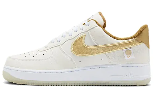 Nike Air Force 1 07 Lv8 Worldwide Wrap Low Top Shoes Men and Women Platinum