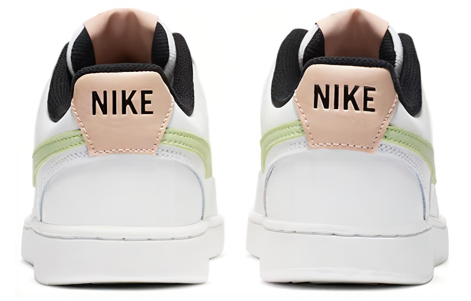 Женские кроссовки Nike Court Vision Low (бело-зеленые) — фото 3