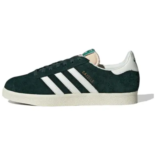 Adidas Originals Gazelle Low top Skateboard Shoes Unisex Dark Green