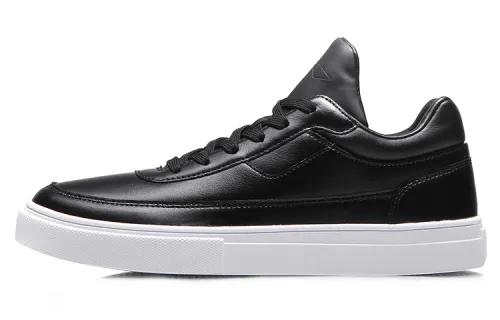 Li Ning Cow Split Leather Comfortable And Trendy Slip Resistant Lightweight Balance Abrasion Resistant Low top