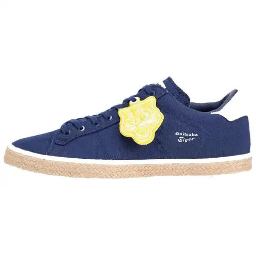 Onitsuka Tiger LawnShipLawnship Abrasion Resistant Balance Low top Skateboard Shoes Unisex Marine Blue