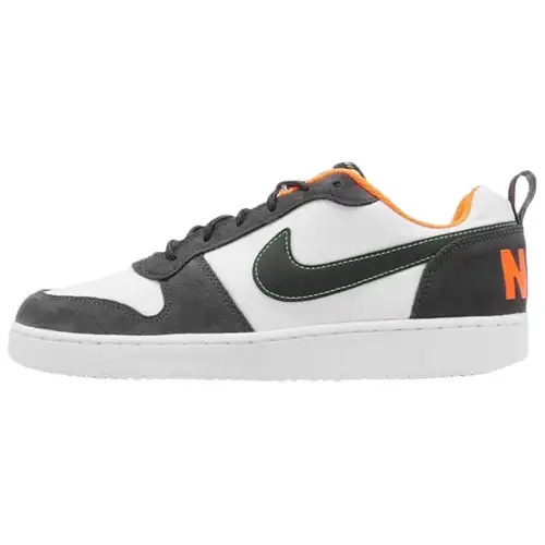 Nike Court Borough Comfortable Non slip Lightweight Low top Skateboard Shoes Men's White