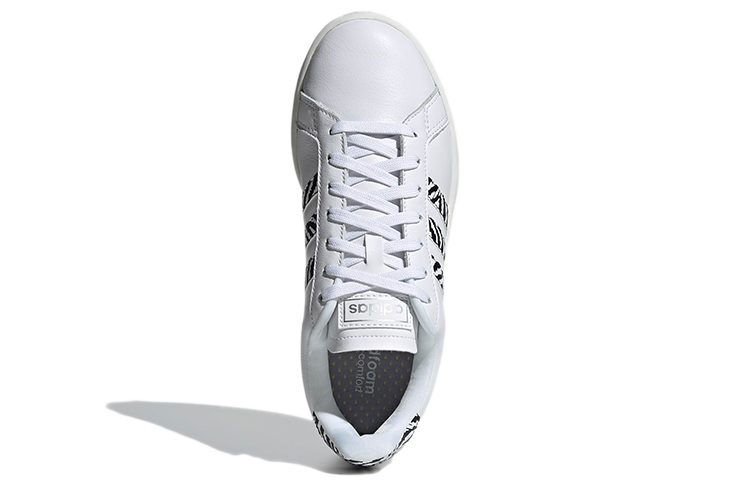 Кеды adidas neo GRAND COURT (бело-черные) — фото 5