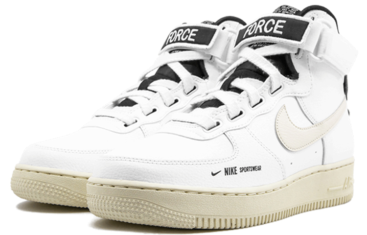 Женские кроссовки Nike Air Force 1 Utility (кремово-белые) — фото 3