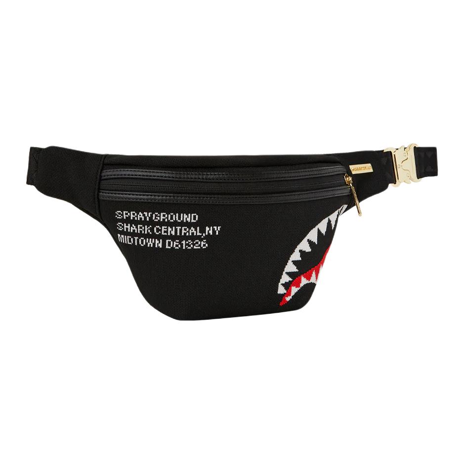 Сумка SPRAYGROUND Shark Waist Bag (черная)