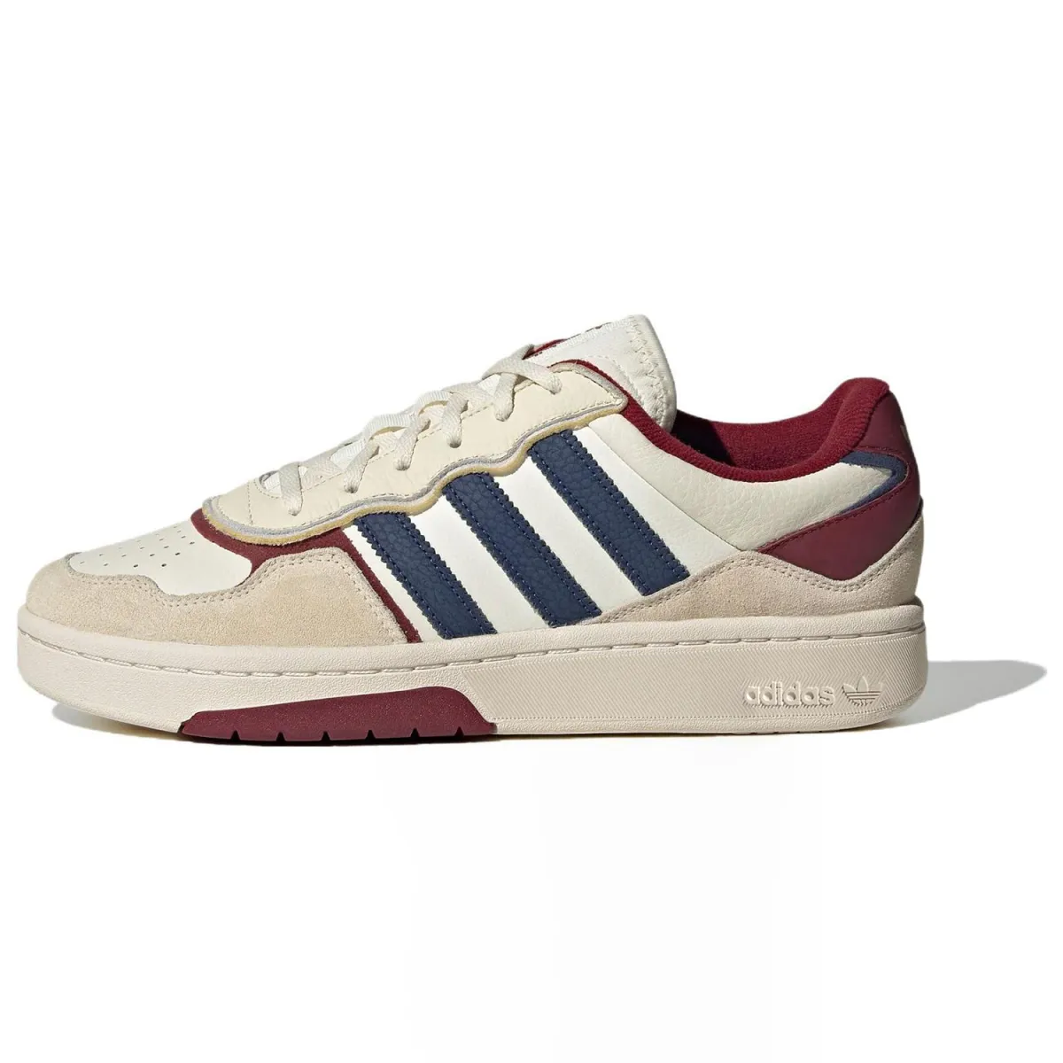 Adidas Originals Courtic Suede Low top Skateboard Shoes Unisex Beige Blue Red