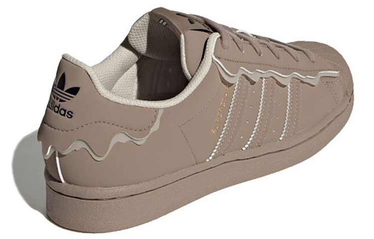 Женские кеды adidas originals SUPERSTAR (светло-серыйкоричневый) — фото 3