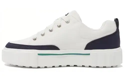 FILA Comfortable Cushioning, Wear Resistant Low top Skateboard Shoes Unisex White Black Korean Style