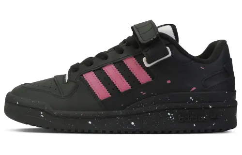 Adidas Originals FORUM Low top Skateboard Shoes Unisex Black Pink