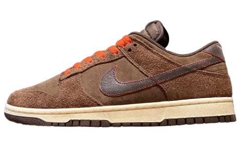 Nike Dunk Latte Leather Casual Slip Resistant Cushioning Abrasion Resistant Low top Skateboard Shoes Men's Brown