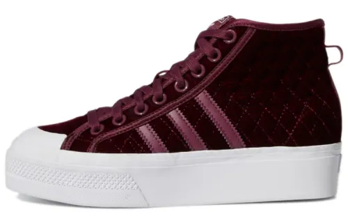Adidas Wmns Nizza Platform Mid 'Victory Crimson' Women's