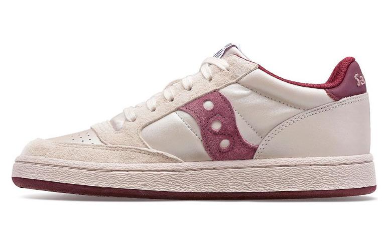 Saucony Jazz Court Cushioning, Wear Resistant Low top Skateboard Shoes Unisex Pink
