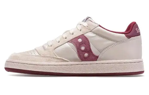 Saucony Jazz Court Cushioning, Wear Resistant Low top Skateboard Shoes Unisex Pink