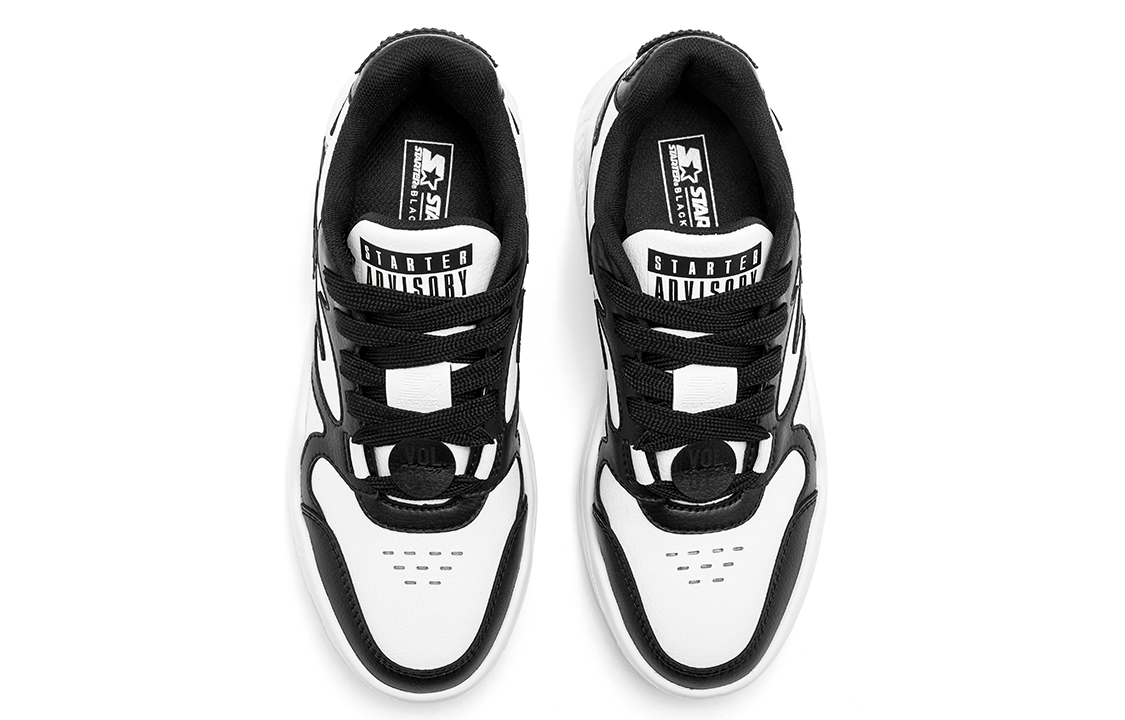 STARTER Vol Light Sound Wave Shoes Low top Skateboard Shoes Men's Black White