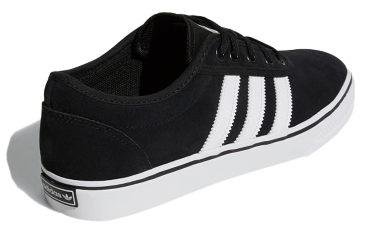 Кеды adidas Adiease (черно-белые) — фото 4