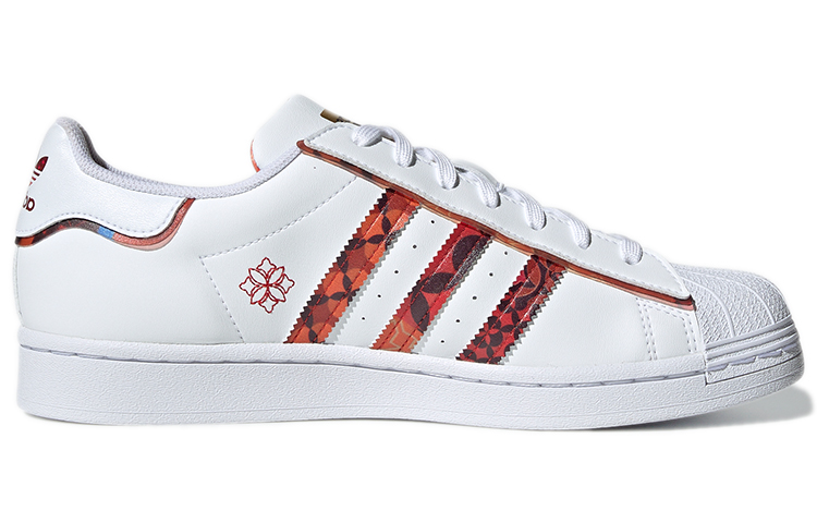 Кроссовки adidas originals SUPERSTAR cny (белыйкрасный) — фото 2