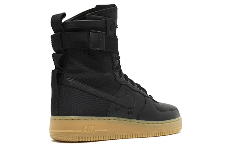Мужские кеды Nike Air Force 1 (черный) — фото 3